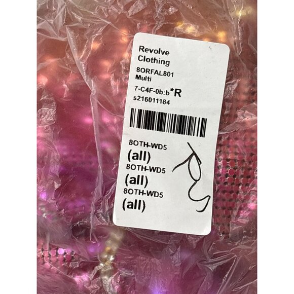 8 Other Reasons Chainmail Mini Dress in Pink One Size New Womens Party backless - Picture 9 of 11